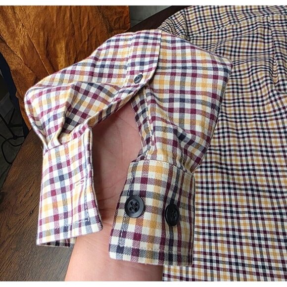 Eddie Bauer Shirt Size XL Extra Large Gray Flannel Button Down Outdoors Casual - Picture 15 of 16